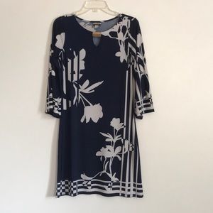 Haani 3/4 sleeves midi dress.  Size S